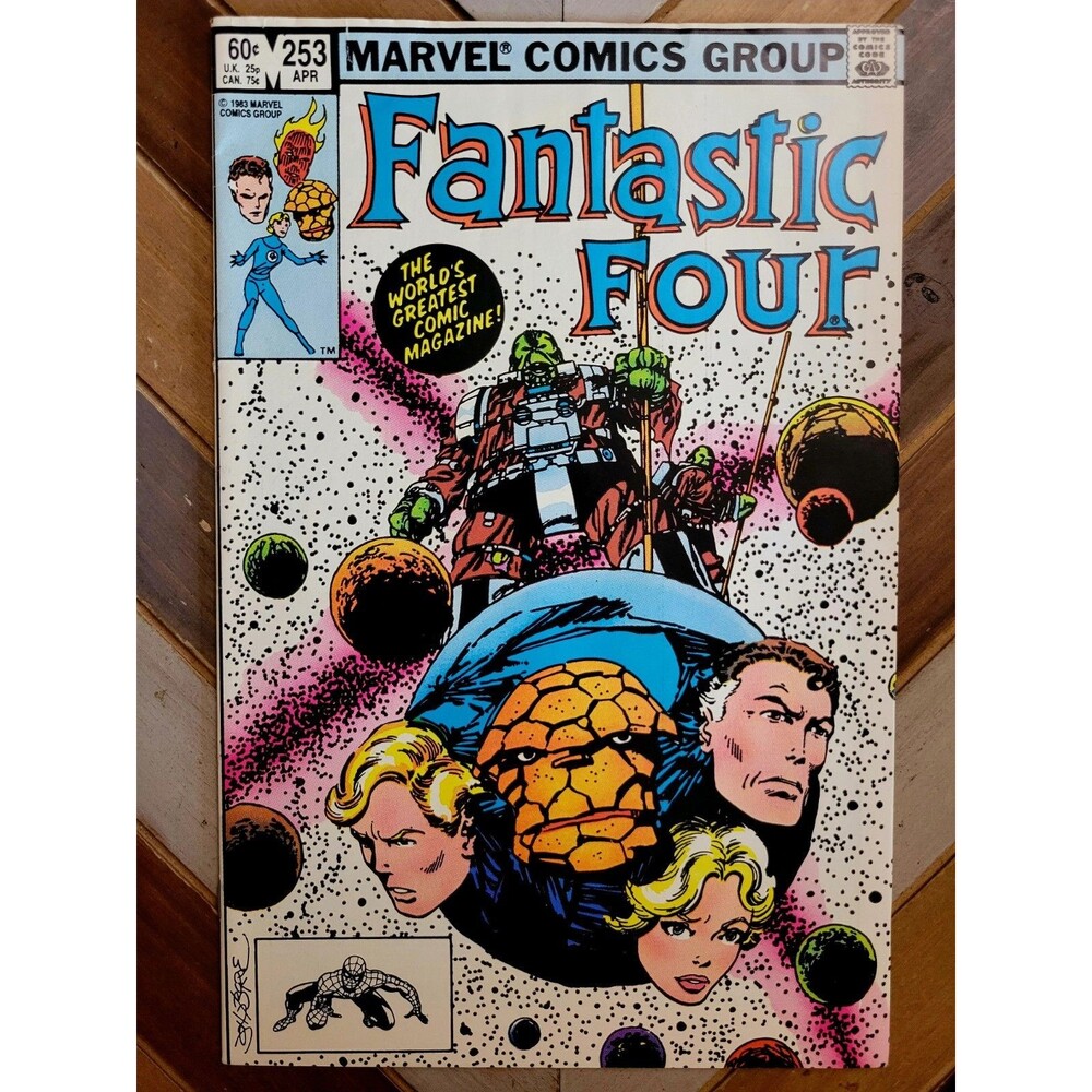 Fantastic Four #253 (Marvel 1983) Annihilus & Negative Zone! By John Byrne (6.0)